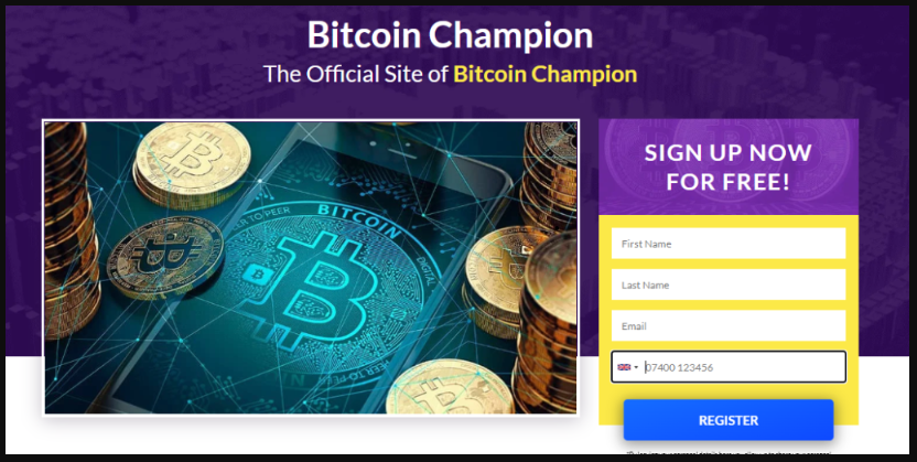Bitcoin champion registration