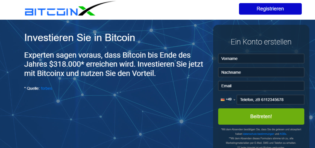 Bitcoinx Startseite